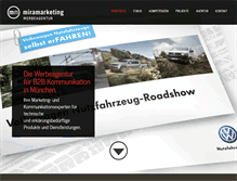 Tablet Screenshot of miramarketing.de